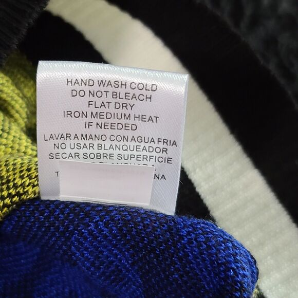 One A Womens Sweater Multicolor Size XL 100% Rayon Long Sleeve Button Up NWT - Picture 10 of 12